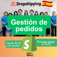 Agent d'exécution des commandes en Chine, agent de dropshipping pour les boutiques Shopify, service d'exécution des commandes avec personnalisation de la marque, sans MOQ pour l'Espagne