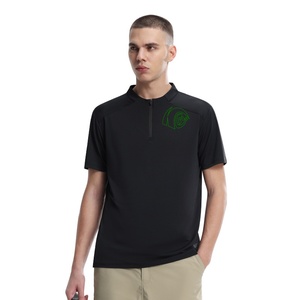 Camiseta 3 en 1 para Viajes, Gimnasio, Negocios, Casual, con Media Cremallera, <span class=keywords><strong>de</strong></span> Secado Rápido, Versátil para Uso Diario en la Oficina, Entrenamiento <span class=keywords><strong>de</strong></span> Fuerza en Interiores - Product Image 1