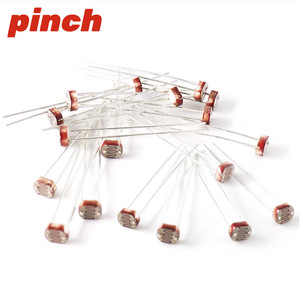 Sensor de Luz Fotoresistente de 5mm GL5506, Componente de Detección de Orificio Pasante - Product Image 2