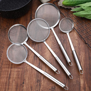 Passoire de cuisine en acier inoxydable à mailles fines DD2416 sans poignées pour la cuisson et le tamisage - Vente en gros - Product Image 2