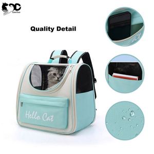Sac à dos de transport pour animaux de compagnie, grande capacité, fenêtre en maille respirante, multifonctionnel, échantillon gratuit - Product Image 2