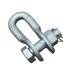Poteau de transmission aérien type UB, à étrier parallèle, en acier forgé galvanisé, pour raccordement d'isolateurs en ligne - Product Image 3