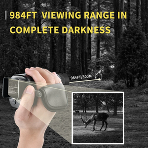 Monoculaire de vision nocturne numérique R7 pour une obscurité totale avec enregistrement photo et vidéo 1080P pour la chasse en extérieur et la surveillance de la faune - Product Image 4