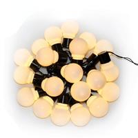 Grande guirlande lumineuse LED étanche extérieure, pendentif boule à énergie solaire, décorations de fête, éclairage d'ambiance en plastique durable