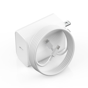 Adaptador de corriente USB-C Apple de 20 W con cable de carga rápida para iPhone iPad Macbook Blanco - Product Image 1