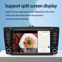 LELV Android 14 Car DVD Player GPS Stereo pour Skoda Octavia 2 A5 2004-2013 DSP Carplay 4G 8Core HeadUnit Multimedia Autos