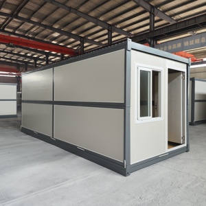 Casa Contenedor Plegable Prefabricada Ecológica y Apilable, de Rápida Construcción, Portátil, Móvil, Plegable, de 1 Dormitorio - Product Image 3