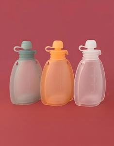 Bolsas de Almacenamiento de <span class=keywords><strong>Leche</strong></span> <span class=keywords><strong>Materna</strong></span> de Grado Alimenticio para Bebés, Botellas Portátiles para <span class=keywords><strong>Cereal</strong></span> de Arroz, Bolsas de Alimentación para Bebés, Bolsas de Silicona para Suplementos Alimenticios - Product Image 3