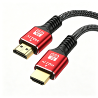 Qiulink 8K HDMI 2.1 Kabel mit Ethernet 48Gbps 8K 60Hz 4K 120Hz eARC Dynamisches HDMI Geflochtenes HDMI-Kabel für Smart TV und Spielkonsolen