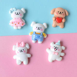 Diseño Popular corazón marrón perro adornos <span class=keywords><strong>para</strong></span> el cabello accesorios <span class=keywords><strong>para</strong></span> teléfono Flatback resina encantos <span class=keywords><strong>para</strong></span> Decoración - Product Image 1