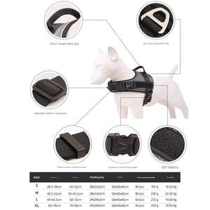 เสื้อกั๊กสายรัดสุนัขไนลอนสะท้อนแสงสำหรับฝึกสุนัขกลางแจ้งเล่นกีฬา1000D งานหนักสำหรับฝึกสุนัขขนาดใหญ่ขนาดกลาง - Product Image 3