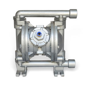 Venta Directa de Fábrica, Bomba Neumática de Diafragma Miniatura de Aleación de Aluminio QBY-15, Bomba de Barril Ligera Autocebante, Bomba Doble - Product Image 1