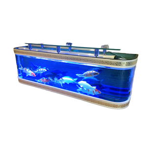Grand <span class=keywords><strong>cube</strong></span> transparent personnalisé de 25W à éclairage LED, meuble TV, présentoir de table, <span class=keywords><strong>aquarium</strong></span> de luxe en verre rectangulaire pour <span class=keywords><strong>aquarium</strong></span> - Product Image 1
