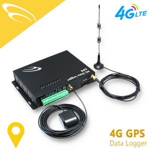 Modbus GPS 4G noir de qualité industrielle avec antenne et écran - Product Image 1