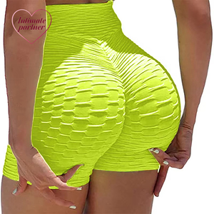 Shorts de yoga sans couture pour femmes, style européen et américain, jacquard bulle, pour le sport et la course à pied - Product Image 6