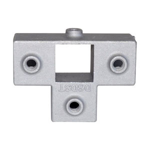 Silberner 3-Wege-<span class=keywords><strong>T</strong></span>-förmiger 25mm Rack-Klemmverbinder Rohrverbindung Schnellverschluss-Winkelstück Rund-Quadrat-Eckverbinder - Product Image 6