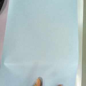 60gsm/65gsm Sky/Light <b>Blue</b> Glassine Self Adhesive <b>Paper</b> Korea Hot TOP/ECO Thermal Label Sticker Half Jumbo <b>Rolls</b> - Product Image 2