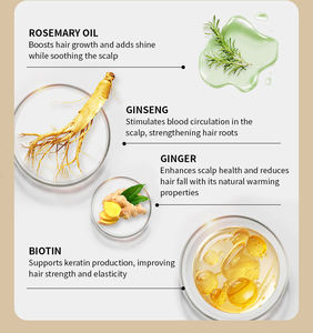 Usine En Gros Biotine Bio Huile De Romarin Shampooing À Base De Plantes <span class=keywords><strong>Anti</strong></span>-Pelliculaire Soin Nourrissant pour Hommes Cuir Chevelu Cheveux <span class=keywords><strong>Anti</strong></span> Chute De Cheveux - Product Image 3