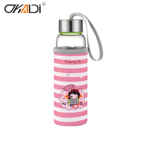<span class=keywords><strong>500</strong></span> <span class=keywords><strong>ml</strong></span> di Alta Qualità Borosilicato di <span class=keywords><strong>Vetro</strong></span> Personalizzato Bottiglia di Acqua di <span class=keywords><strong>Vetro</strong></span> Con Custodia In Neoprene - Product Image 4