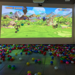<span class=keywords><strong>Sala</strong></span> de Experiencia Sensorial Inmersiva, Proyector Interactivo, Centro de Juego para Niños, Juego de Proyección de Lanzamiento de Pelotas con el Contacto de la Mano - Product Image 4