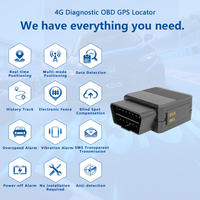 Traceur GPS OBD 4G 2G avec allumage virtuel et surveillance du moteur, alarme de vibration, prise en charge du port OBDII, suivi cloud pour véhicule automobile
