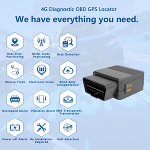 Traceur <span class=keywords><strong>GPS</strong></span> OBD 4G 2G <span class=keywords><strong>avec</strong></span> allumage virtuel et surveillance du moteur, alarme de vibration, prise en charge du port OBDII, suivi cloud pour véhicule automobile - Product Image 2