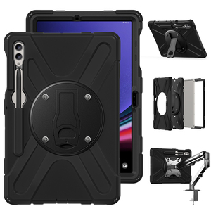 Protecteur d'écran complet intégré pour <span class=keywords><strong>tablette</strong></span> <span class=keywords><strong>Samsung</strong></span> <span class=keywords><strong>Galaxy</strong></span> <span class=keywords><strong>Tab</strong></span> S9 Plus SM-X810 12.4 pouces 2023 avec support rotatif - Product Image 5