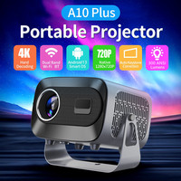 Projecteur vidéo intelligent 300 ANSI Lumens, WiFi 5G, Android 13, lecteurs multimédias en streaming, électronique grand public, projection OEM A10 A10PLUS