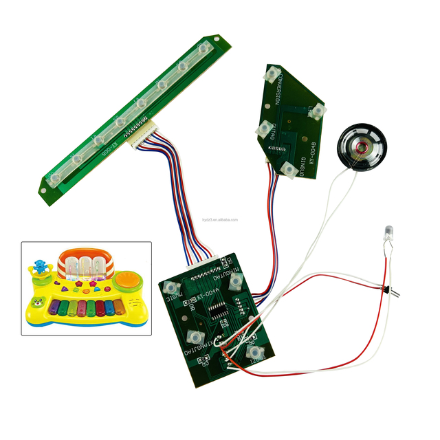 KY Custom Music Fountain Piano Toy Sound & Music Electronic PCBA Board PCB Assembly OEM ODM Manufacturer