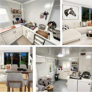 Cina a buon mercato 20ft 30ft per la vendita casa sulla spiaggia espandibile nonna piatta prefabbricata Cont 3 camere da letto casa contenitore espandibile casa - Product Image 4