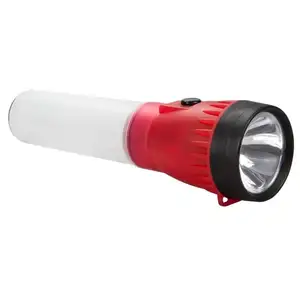 Senter LED Multiguna dengan Gagang Cahaya, Lampu Darurat untuk Berkemah dan Darurat