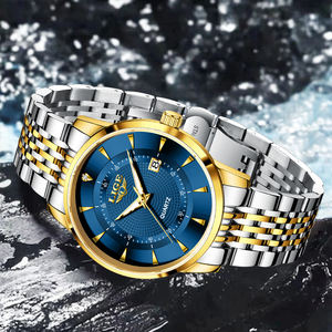 Nuevo Reloj de Pulsera Personalizado de 40 mm con Esfera de Cuarzo de Acero Inoxidable para Hombre, con Puntero Luminoso, Calendario, Estilo Casual de Negocios, Resistente al Agua 3BAR - Product Image 4