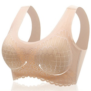 Plus Size Push up Bralette reggiseni senza cuciture per le donne <span class=keywords><strong>reggiseno</strong></span> <span class=keywords><strong>reggiseno</strong></span> gilet raccoglie Pad antiurto di alta qualità in lattice signore adulti - Product Image 1