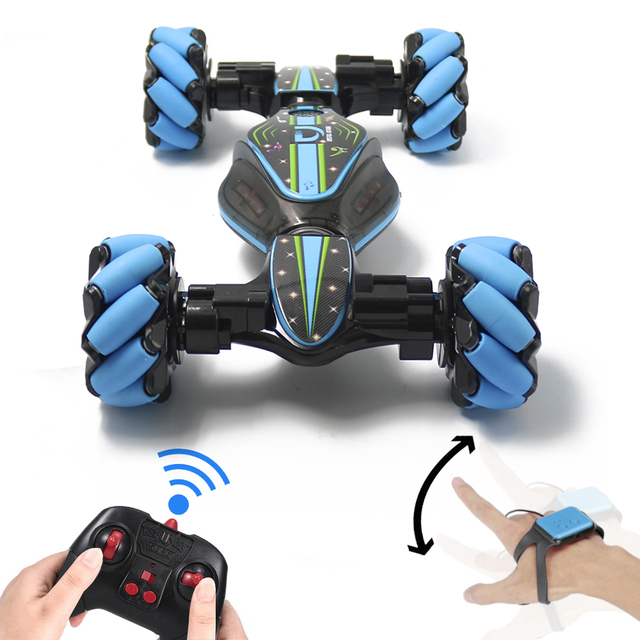 2020 Gesture Sensing Car Stunt Remote Control Light Music Twisting RC Car Deformation Climbing Off-road Vehicle Model