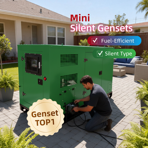 Générateur silencieux 50 kW 62,5 kVA triphasé insonorisé 50/60 Hz démarrage à distance faible bruit pour usage résidentiel et commercial - Product Image 2
