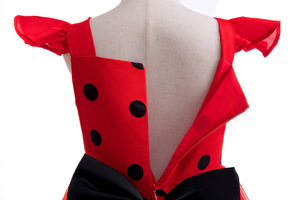 <span class=keywords><strong>Robe</strong></span> <span class=keywords><strong>de</strong></span> fête d'Halloween pour enfants avec accessoires, <span class=keywords><strong>robe</strong></span> <span class=keywords><strong>de</strong></span> cosplay à manches volantes à pois pour bébés filles, costumes <span class=keywords><strong>de</strong></span> télévision et <span class=keywords><strong>de</strong></span> cinéma - Product Image 4