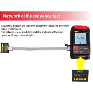 UNI-T UT693A Série de puissancemètres optiques de type C/T, puissancemètre à fibre optique VFL OPM, testeur de câbles réseau RJ45 L77 - Product Image 1