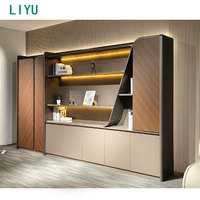 Liyu Mobilier de bureau Offre Spéciale Bureau en bois Bureau d'ordinateur avec armoire de rangement