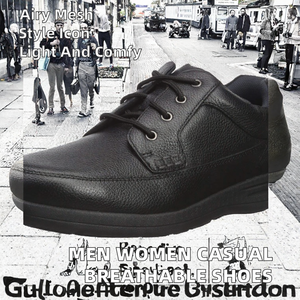 Black Pebbled Leather Walking <b>Shoes</b> Lace Up Casual <b>Men</b> <b>Shoes</b> - Product Image 2