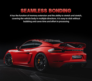 Nouvelle Vision voiture emballage vinyle brillant <span class=keywords><strong>Pet</strong></span> vinyle Wrap voiture emballage Film couverture corps complet Ppf rouleau Film - Product Image 6