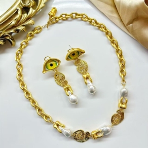 Boucles d'<span class=keywords><strong>oreilles</strong></span> vintage françaises, motif nez, <span class=keywords><strong>bouche</strong></span>, oreille, expression, plaqué or lourd, tendance individuelle - Product Image 2