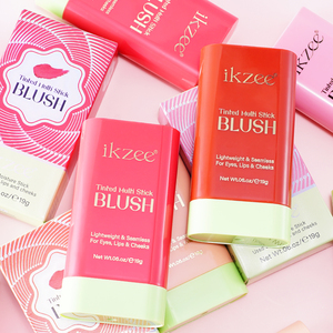Ikzee, gran oferta, palo de rubor vegano Natural, logotipo personalizado, tinte de mejilla rosa, palo de rubor de maquillaje multiusos para mejillas, labios, cara, ojos - Product Image 6
