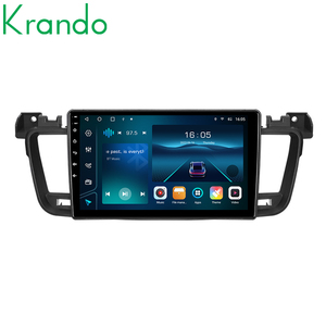 Krando Autoradio da 9 Pollici con CarPlay Wireless e Android Auto per <span class=keywords><strong>Peugeot</strong></span> <span class=keywords><strong>508</strong></span> 2011-2018, Navigazione GPS, Radio, Sistema Multimediale Stereo 4G - Product Image 1