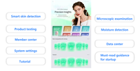 Analyseur de peau intelligent 3D AI professionnel de dernière génération, scanner facial pour centre de soins de la peau avancé