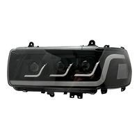 Phare LED modifié entièrement noir pour Land Cruiser LC80 FJ80 90-02, projecteur de niveau supérieur, paire gauche et droite