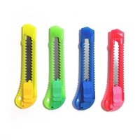 Cuchillo Multiusos de Acero, Herramienta de Corte para Arte y Papelería, Cortador Manual de Papel con Cuchilla de Cambio Rápido para Abrir Cajas, Gran Venta