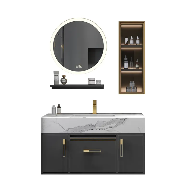 Tuyệt đẹp và tráng lệ phổ biến phòng tắm Vanity Tủ hỗ trợ mẫu tủ tường phòng tắm