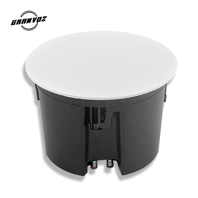 Premium 6" In-Ceiling Speaker - 40W HiFi Audio with 1" Silk Dome Tweeter & Anti-Corrosion Metal Grill (Home Theater Grade)