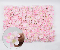 Décoration de mariage Toile De Fond Fleur De Soie Hortensia Fleur Artificielle Mur