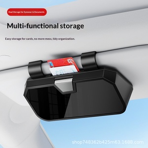 Estuche para Gafas de Coche OEM ABS Multifuncional, el Más Vendido Transfronterizo, con Clip para Visera y Almacenamiento de Gafas de Sol y Boletos - Product Image 5